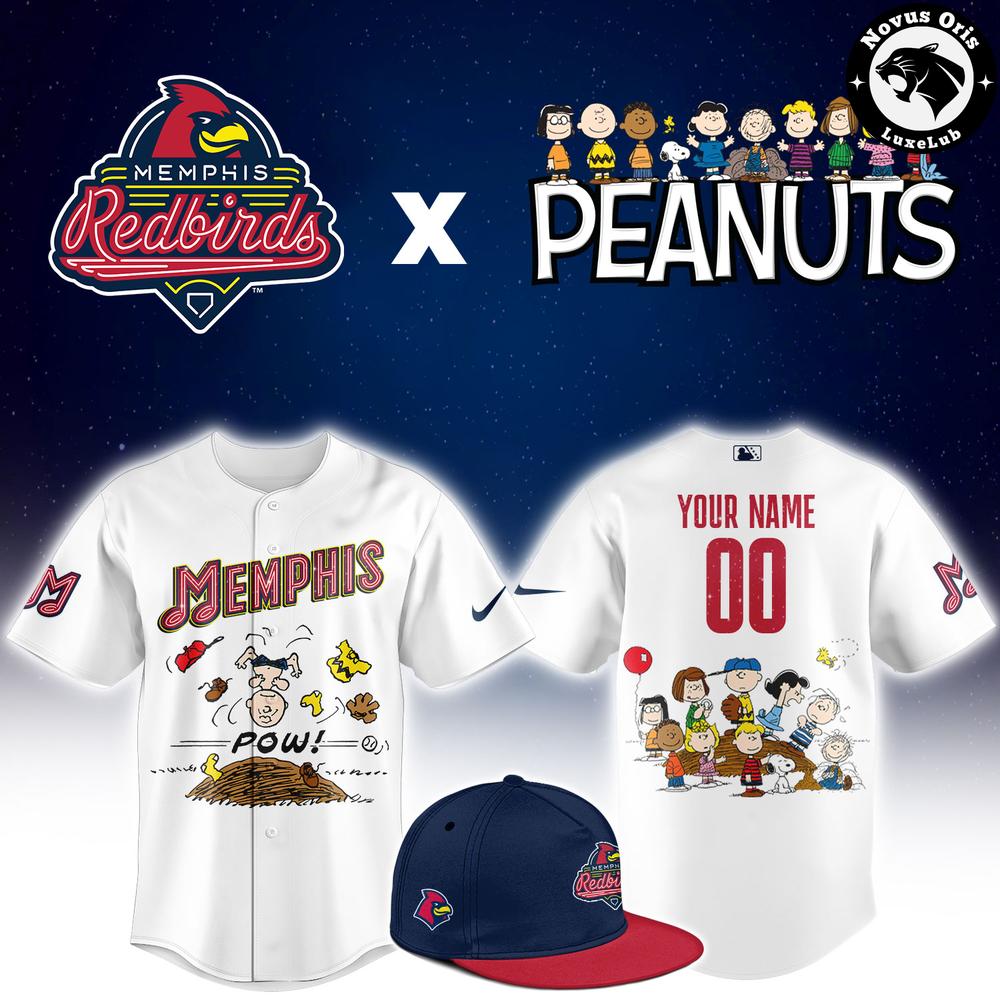Memphis Redbirds x Peanuts Night 2026 Limited Baseball Jersey 1 - Unicasport Memphis Redbirds x Peanuts Night 2026 Limited Baseball Jersey