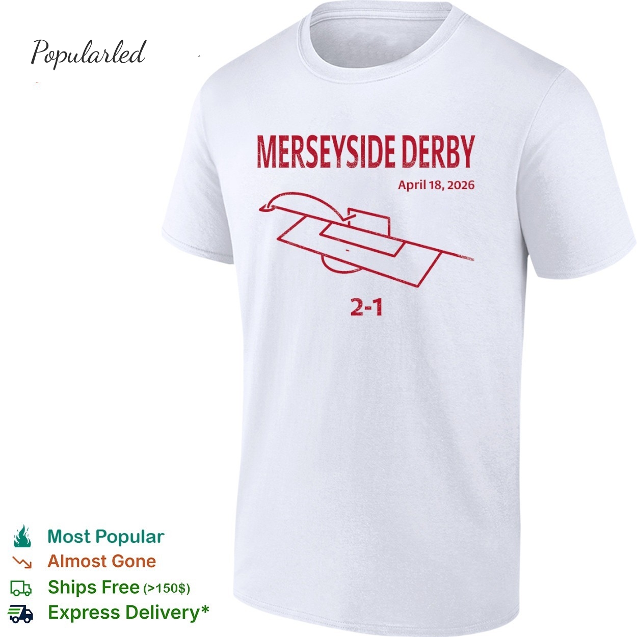 Merseyside Derby april 18 2026 shirt