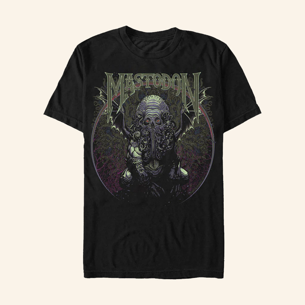 Metal Hammer Merch 2026 Mastodon CthulhuTShirtGreat Gifts For Dad