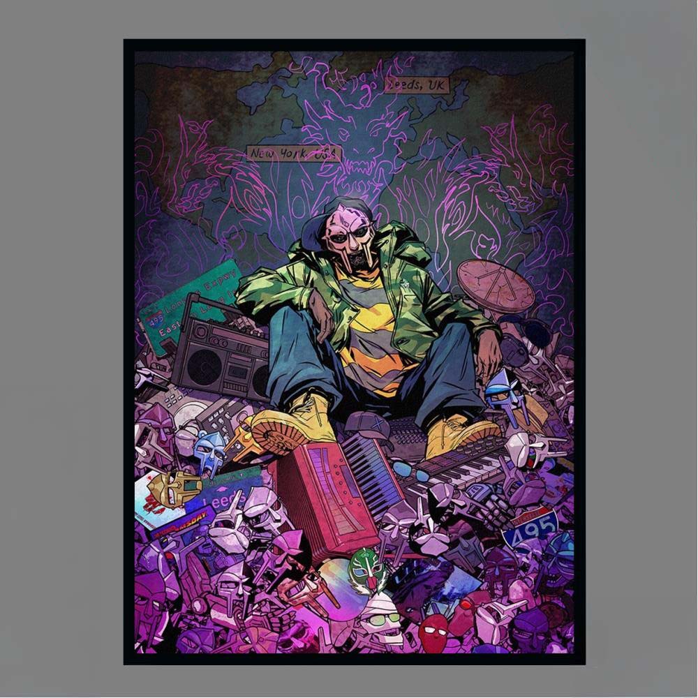 MF DOOM x Sanford Greene 2026 Limited Edition Home Decor Poster