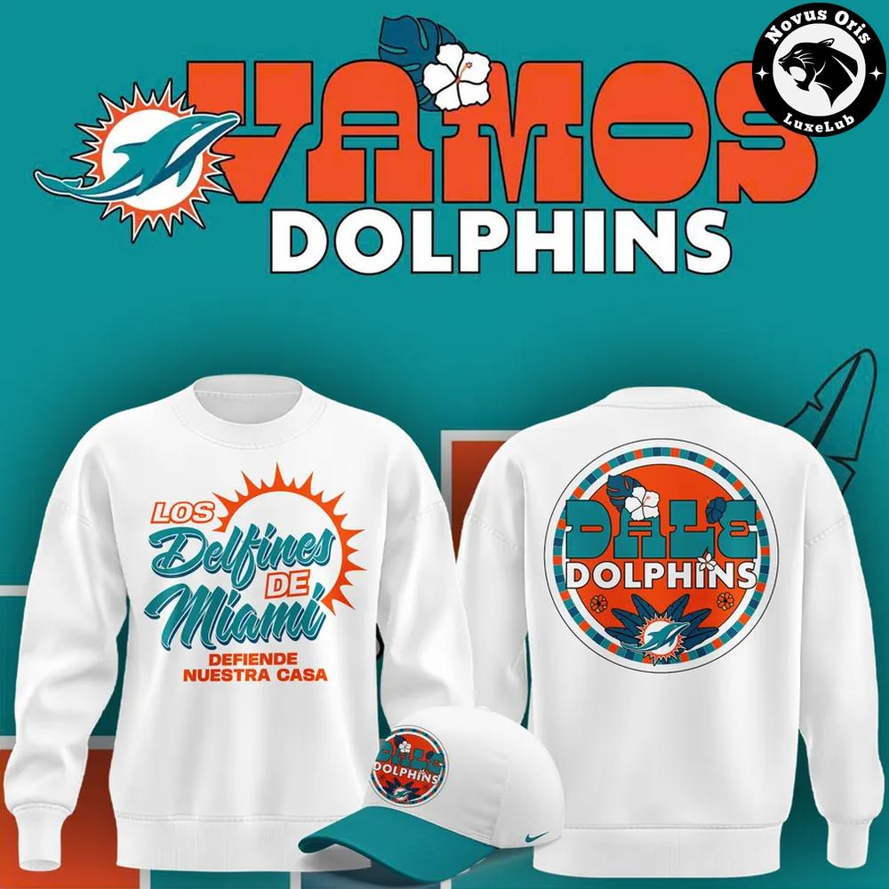 Miami Dolphins Hispanic Heritage Month 2026 Graphic Sweatshirt 1 - Unicasport Miami Dolphins Hispanic Heritage Month 2026 Graphic Sweatshirt