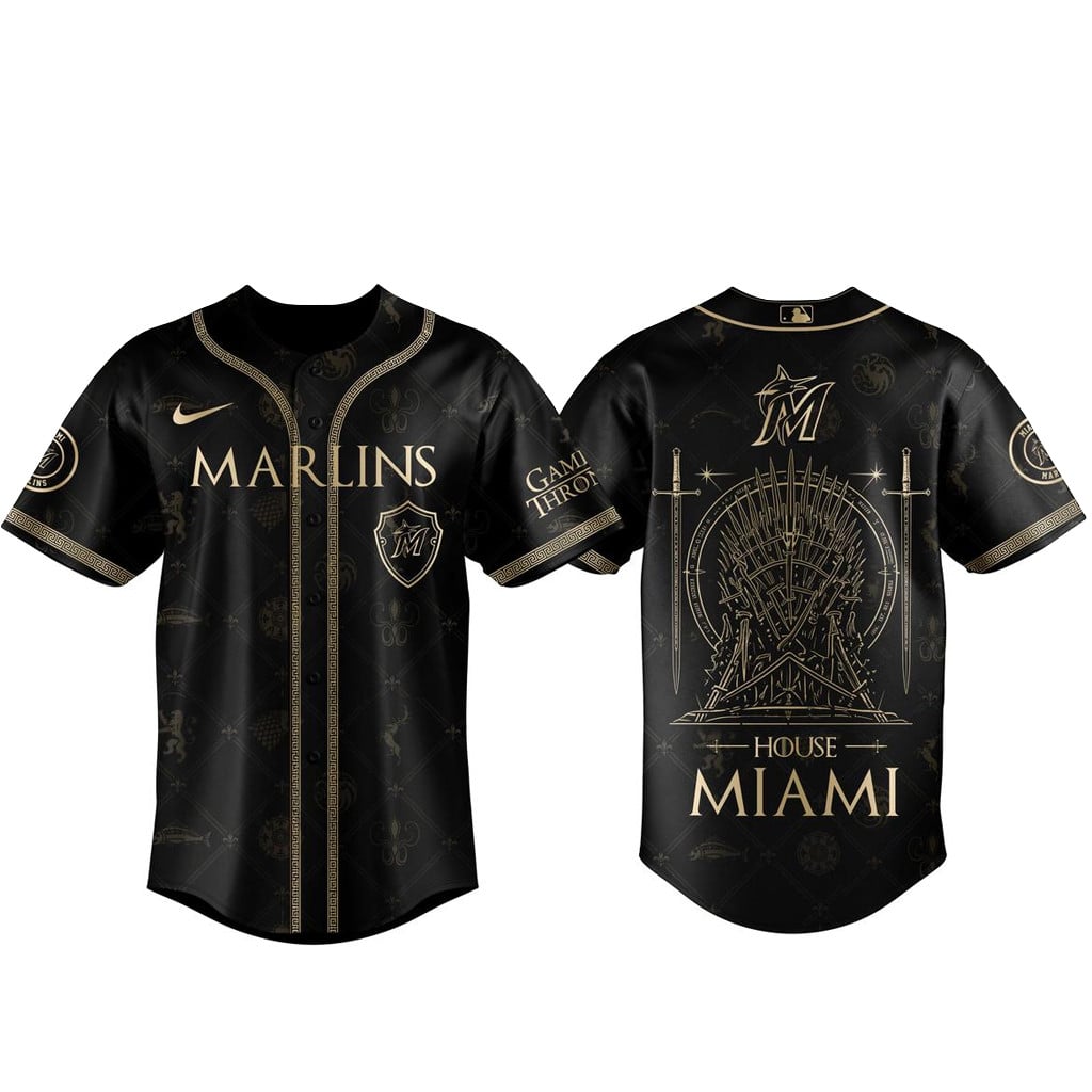 Miami Marlins 2026 Game Of Thrones Night Baseball Jersey