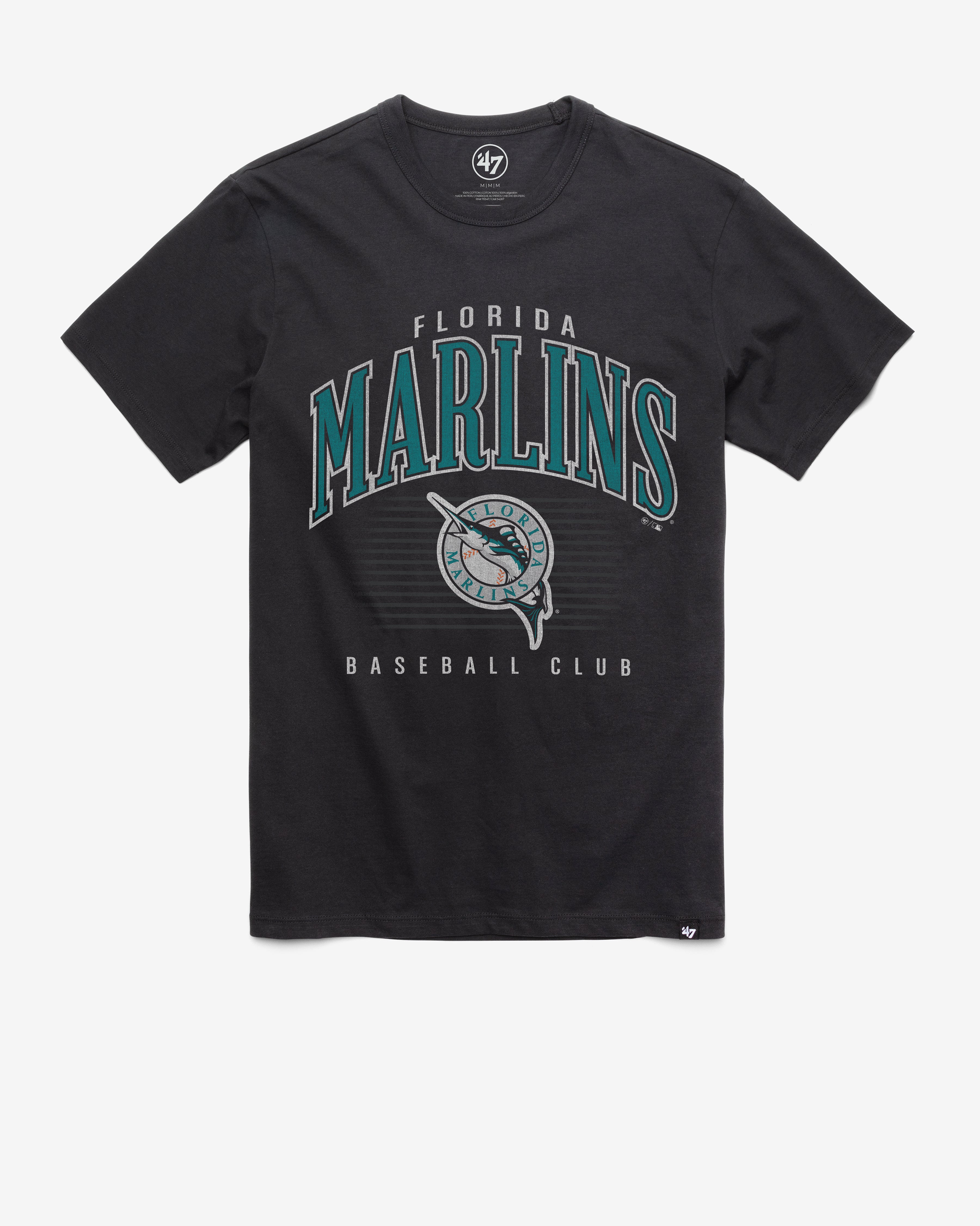Miami Marlins Cooperstown Double Header  Franklin T-Shirt