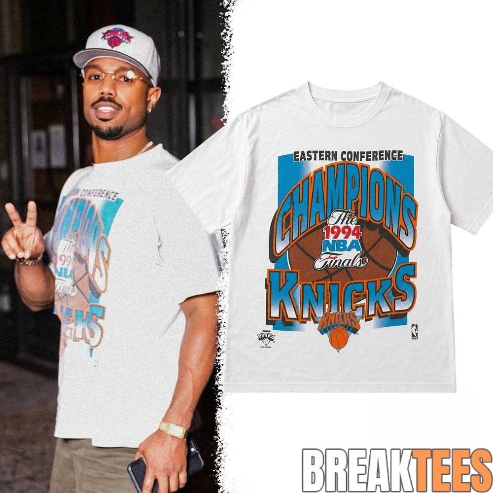 1994 New York Knicks NBA Finals Shirt Michael B Jordan At JAYZ New York Yankees Stadium