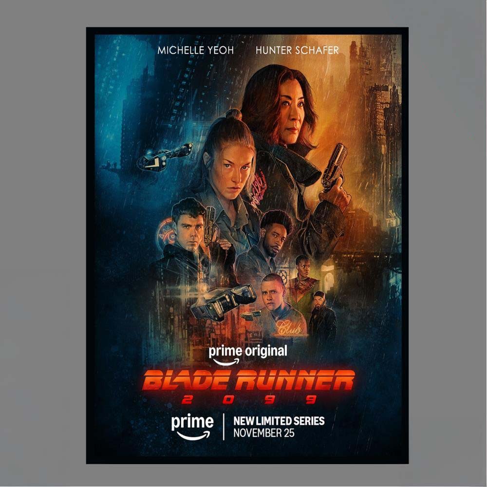 Michelle Yeoh Hunter Schafer Prime Original Blade Runner 2099 New Limited Series November 25 SciFi Movie Poster