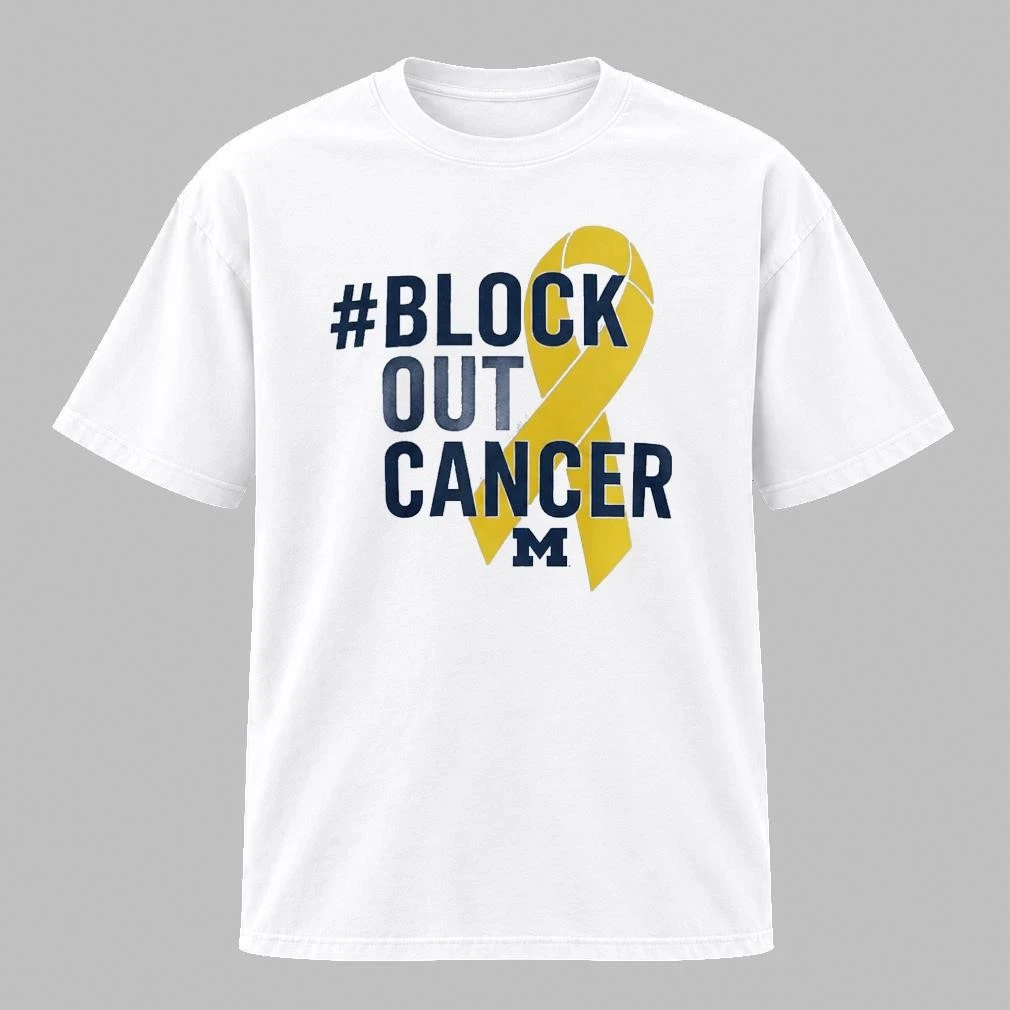 Michigan Block Out Cancer Game 2026 Shirt