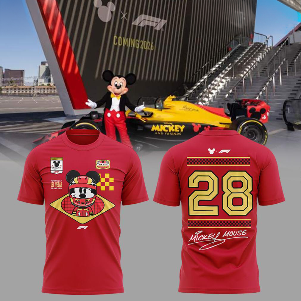 Mickey Disney x Formula 1 2026 Limited Combo T Shirt