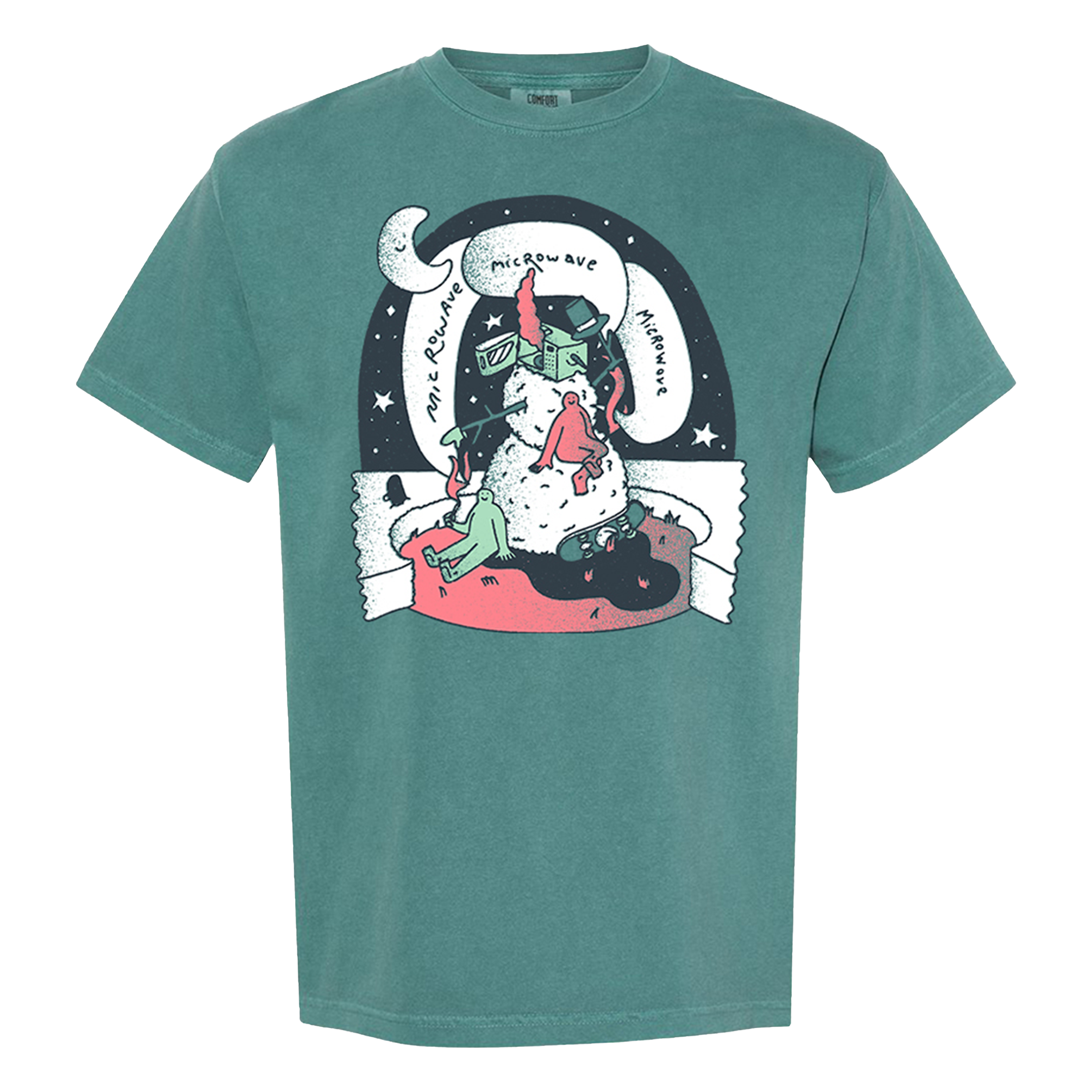 Microwave Merch 2025 Snowman T Shirt