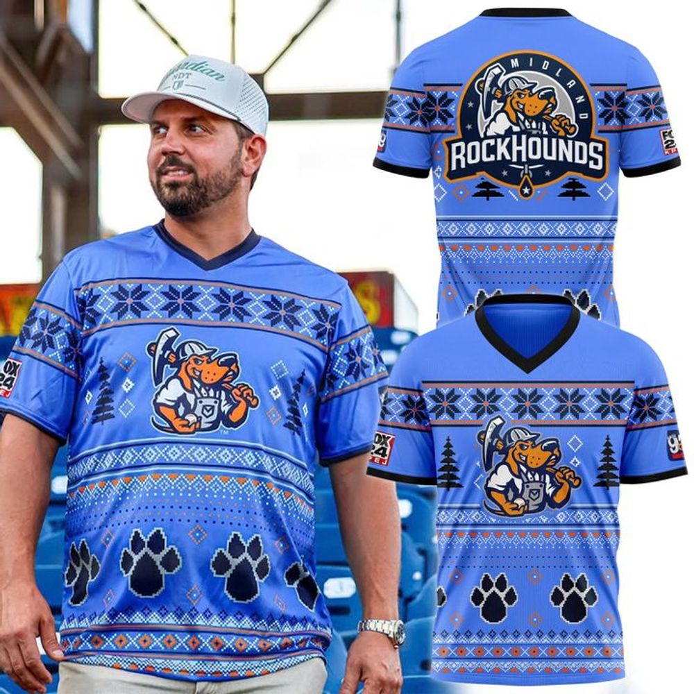Midland RockHounds Christmas in July 2026 Special T-Shirt