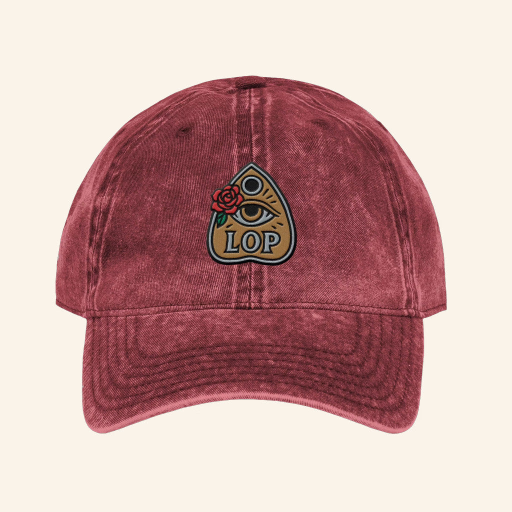 Mile Higher Merch Embroidered Acid Wash Hat Lights Out Merch Gifts For Best Friends