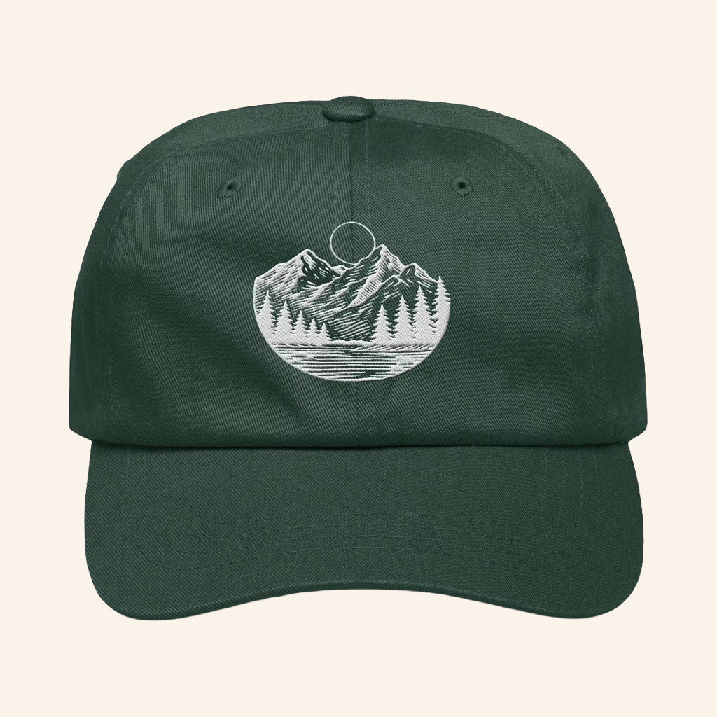 Mile Higher Merch Embroidered Mountain Sunrise Hat Higher Hope Merch Gifts For Friends