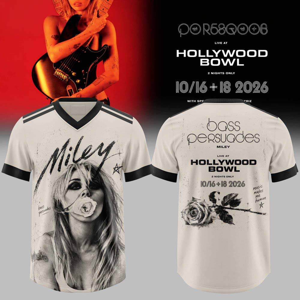 Miley Cyrus Boss Persuades Hollywood Bowl 2026 Vintage Portrait White Football Jersey 2 - Unicasport Miley Cyrus Boss Persuades Hollywood Bowl 2026 Vintage Portrait White Football Jersey