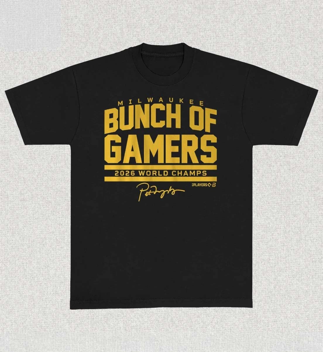 Milwaukee Baseball Bunch Of Gamers World Champs Shirt