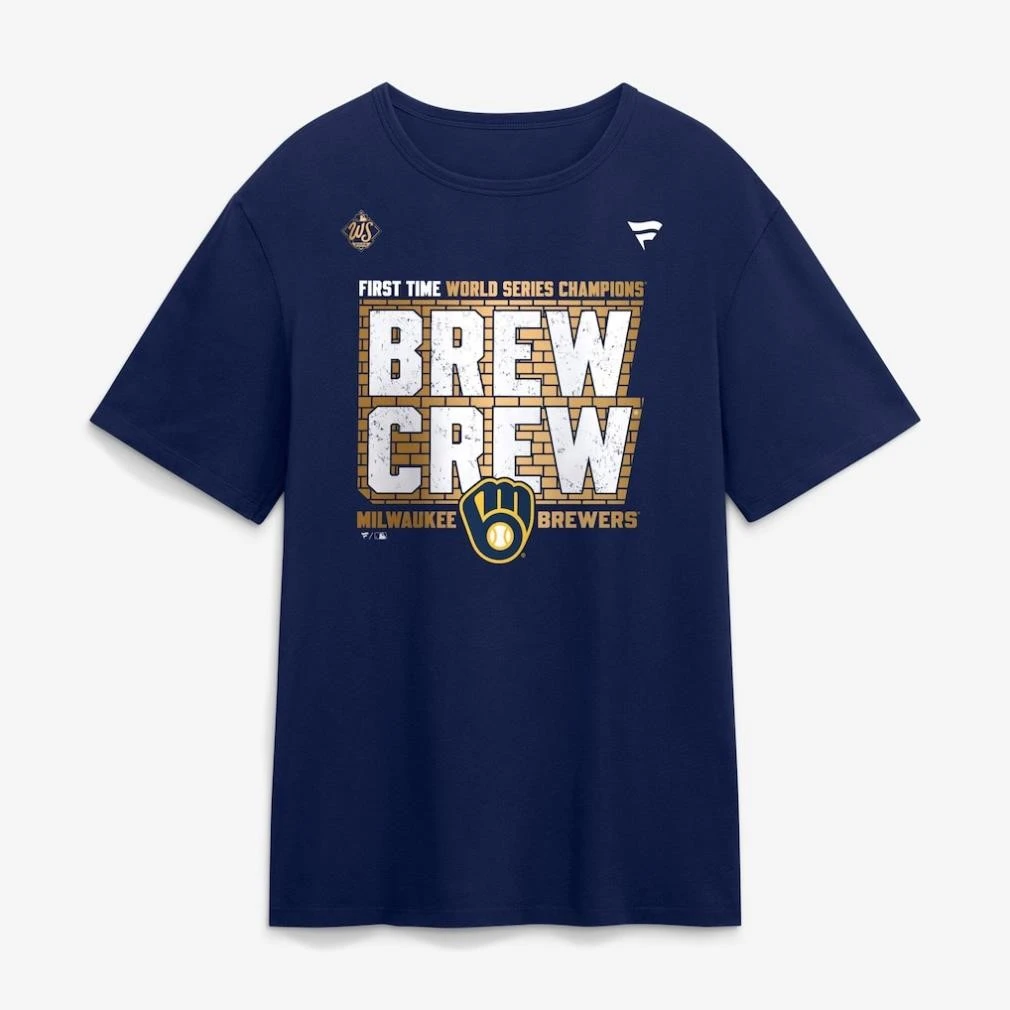 Milwaukee Brewers 2026 First Time World Series Champions Brew Crew Shirt