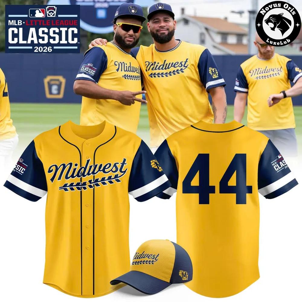 Milwaukee Brewers 2026 Midwest Little League Classic Baseball Jersey 1 - Unicasport Milwaukee Brewers 2026 Midwest Little League Classic Baseball Jersey