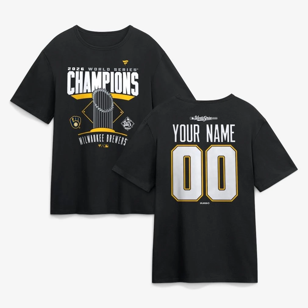 Milwaukee Brewers 2026 World Series Champions Custom Two Sided Shirt