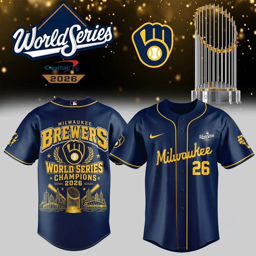 Milwaukee Brewers 2026 World Series Champions Jersey Shirt