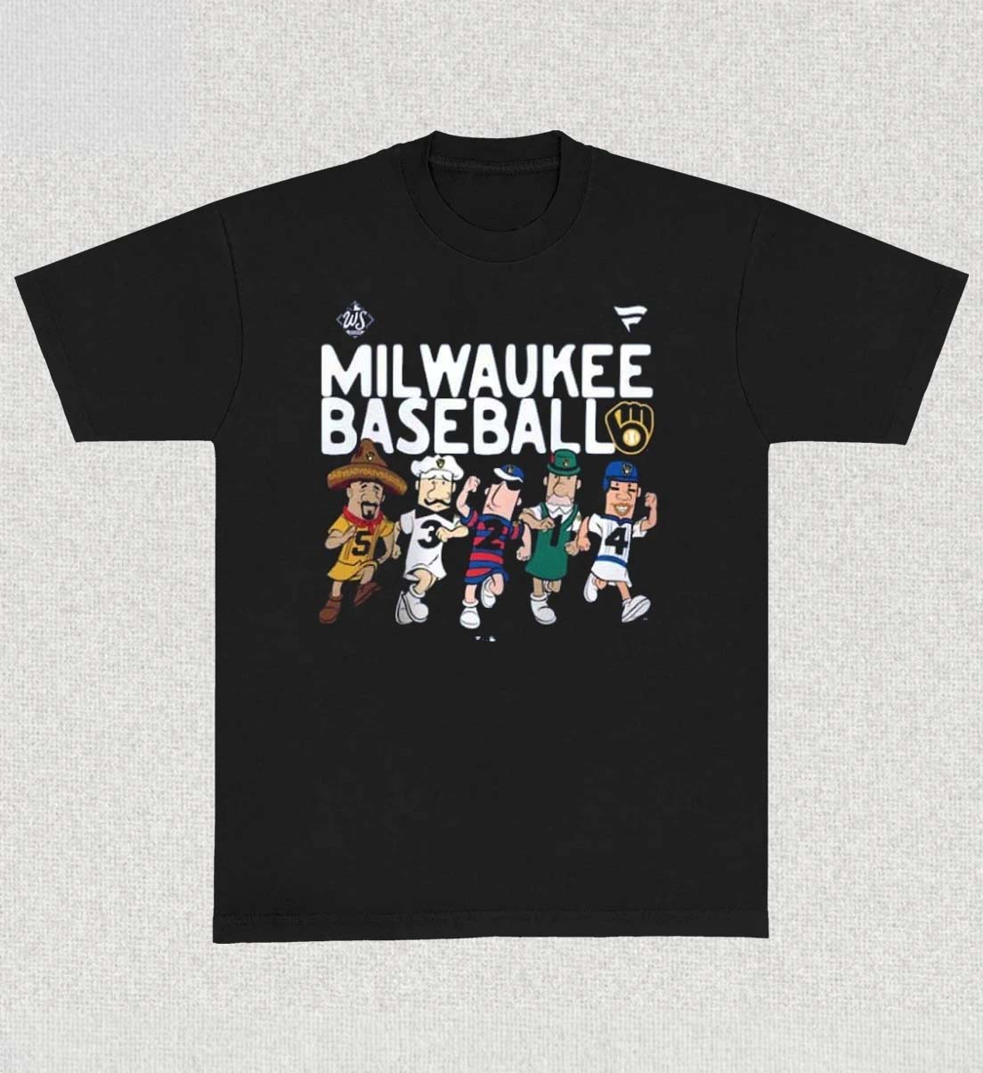 Milwaukee Brewers 2026 World Series Champions Racing Sausages navy t-shirt