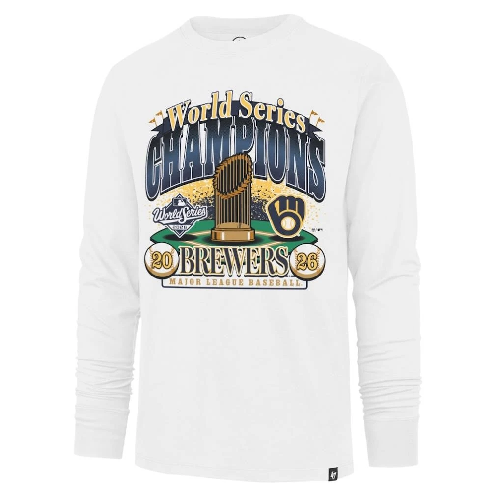 Milwaukee Brewers 47 2026 World Series Champions Long Sleeve TShirt