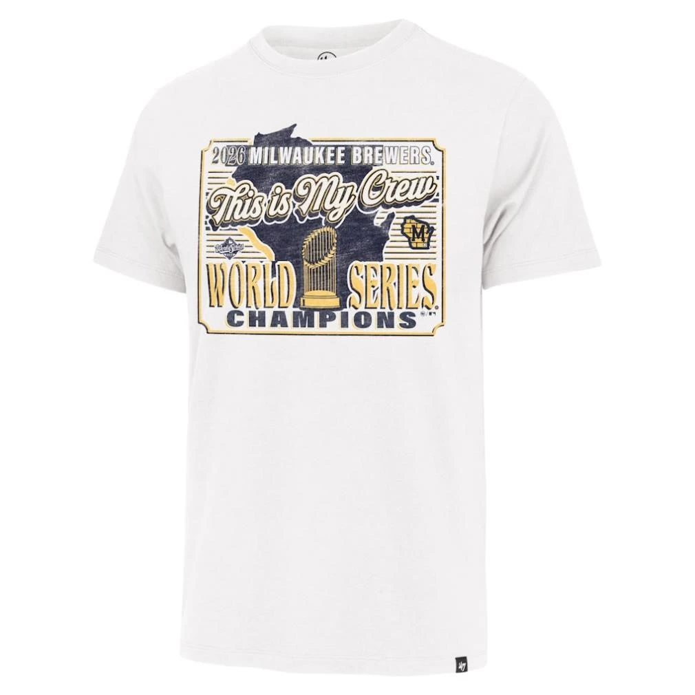Milwaukee Brewers 47 2026 World Series Champions This Is My Crew State Shirt