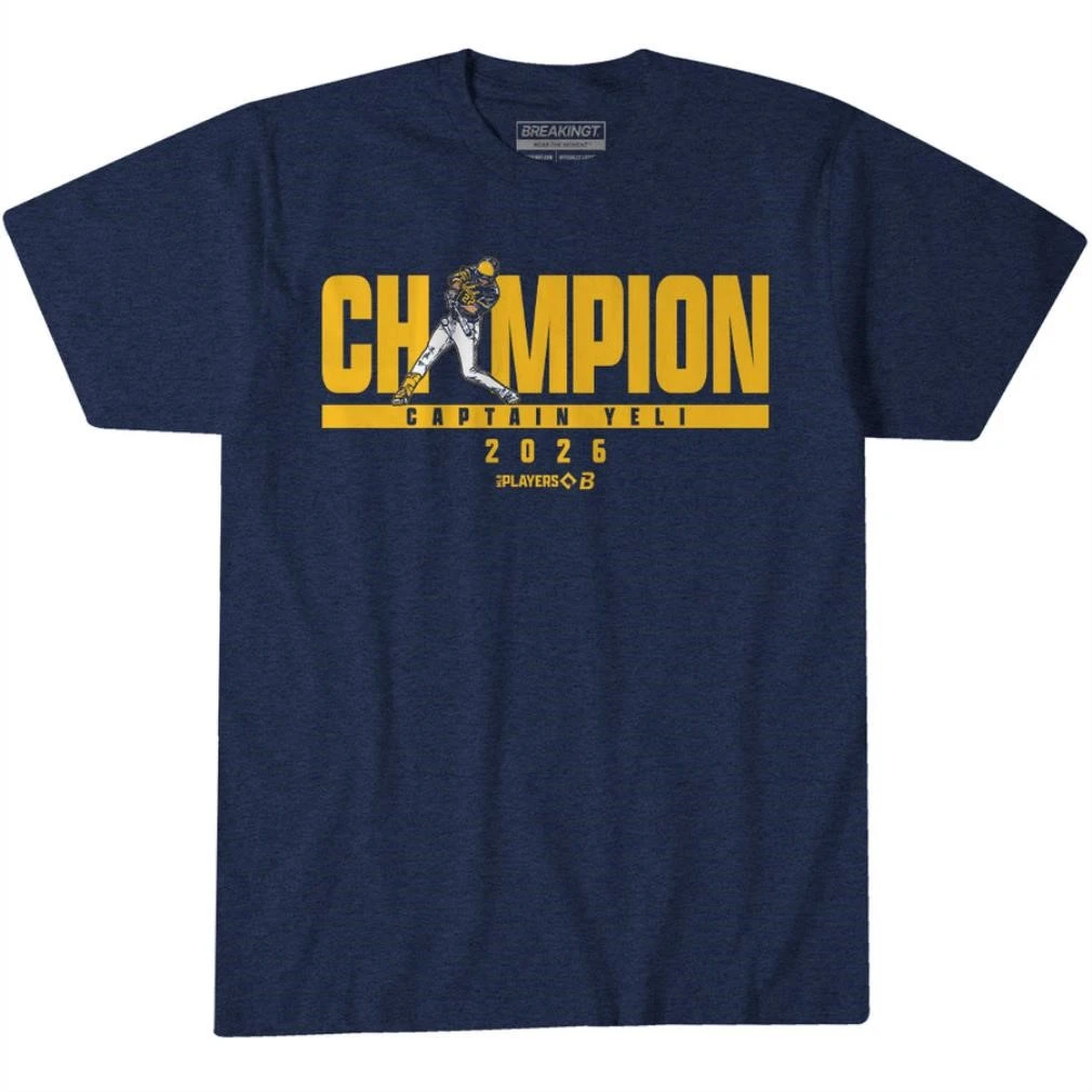 Milwaukee Brewers Christian Yelich Champion 2026 Shirt