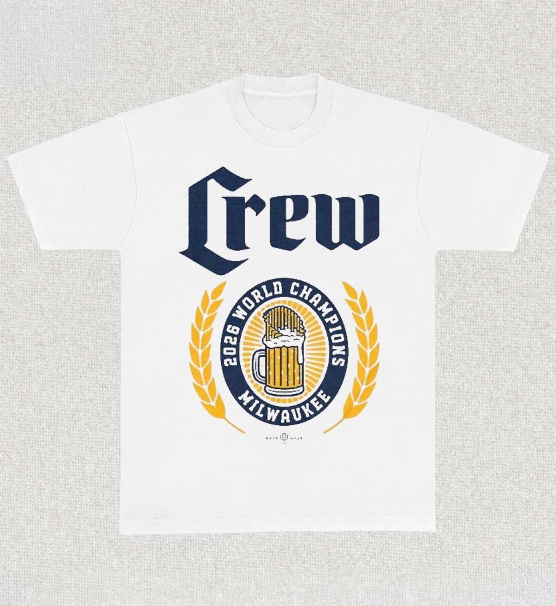 Milwaukee Brewers Crew 2026 Champs TShirt