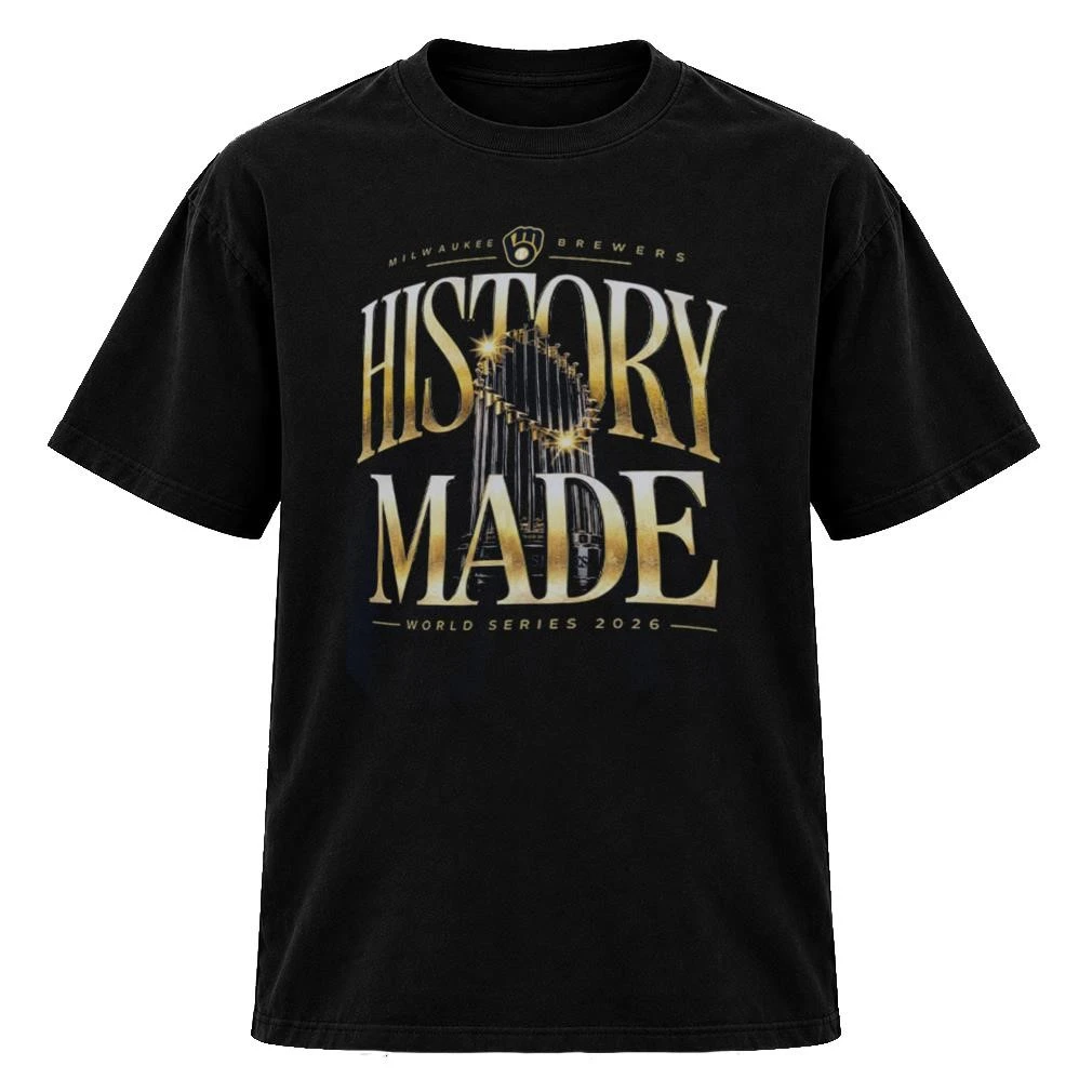 Milwaukee Brewers History Made World Series 2026 Gold Glove Graphic TShirt