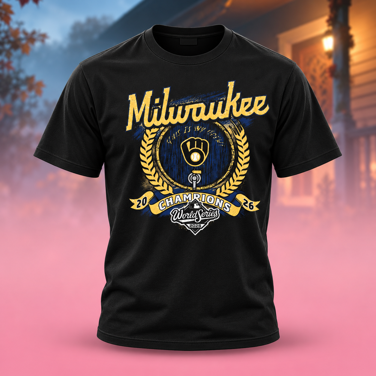 Milwaukee Brewers Merch 2026 World Series Champions Frankie Unisex TShirt
