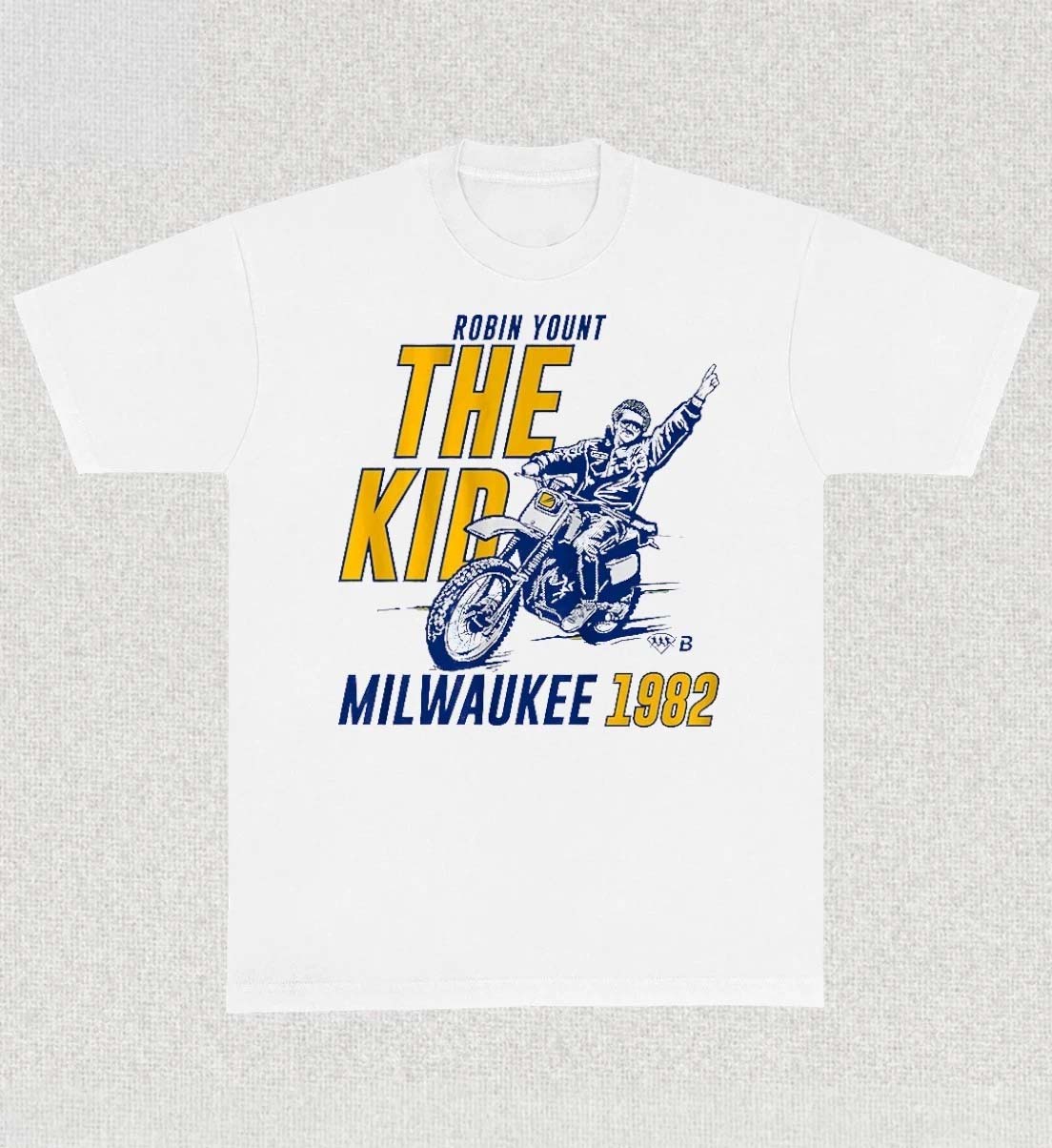 Milwaukee Brewers Robin Yount The Kid 1982 TShirt