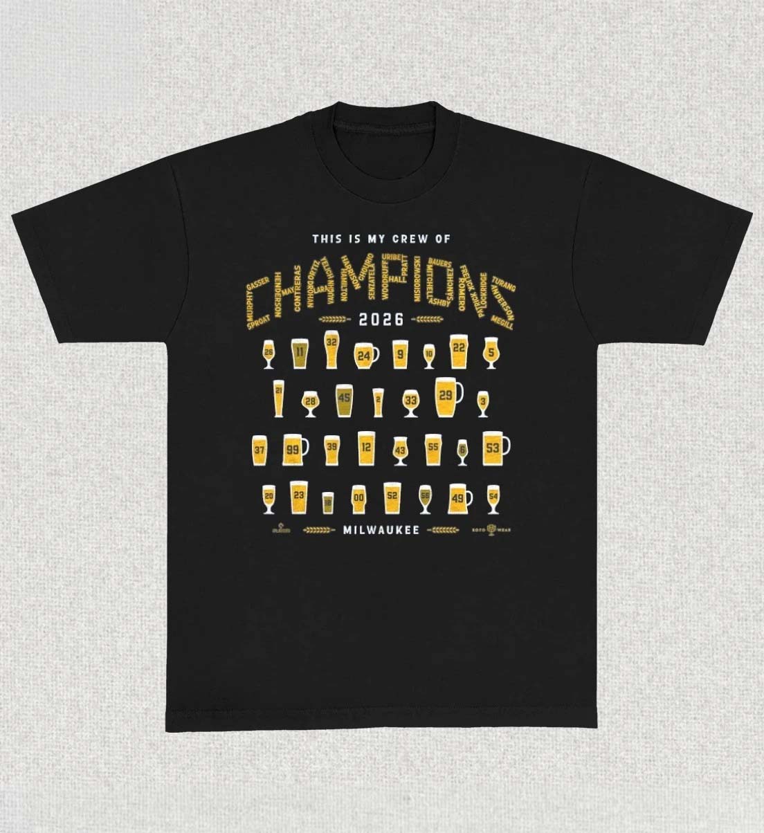 Milwaukee Brewers This Is My Crew Of Champions TShirt