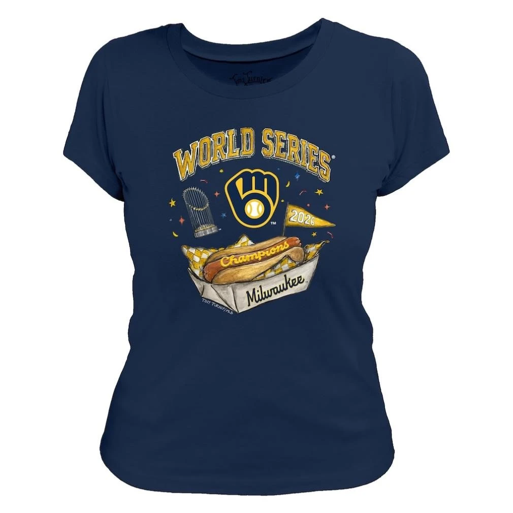 Milwaukee Brewers Tiny Turnip Womens 2026 World Series Champions TShirt