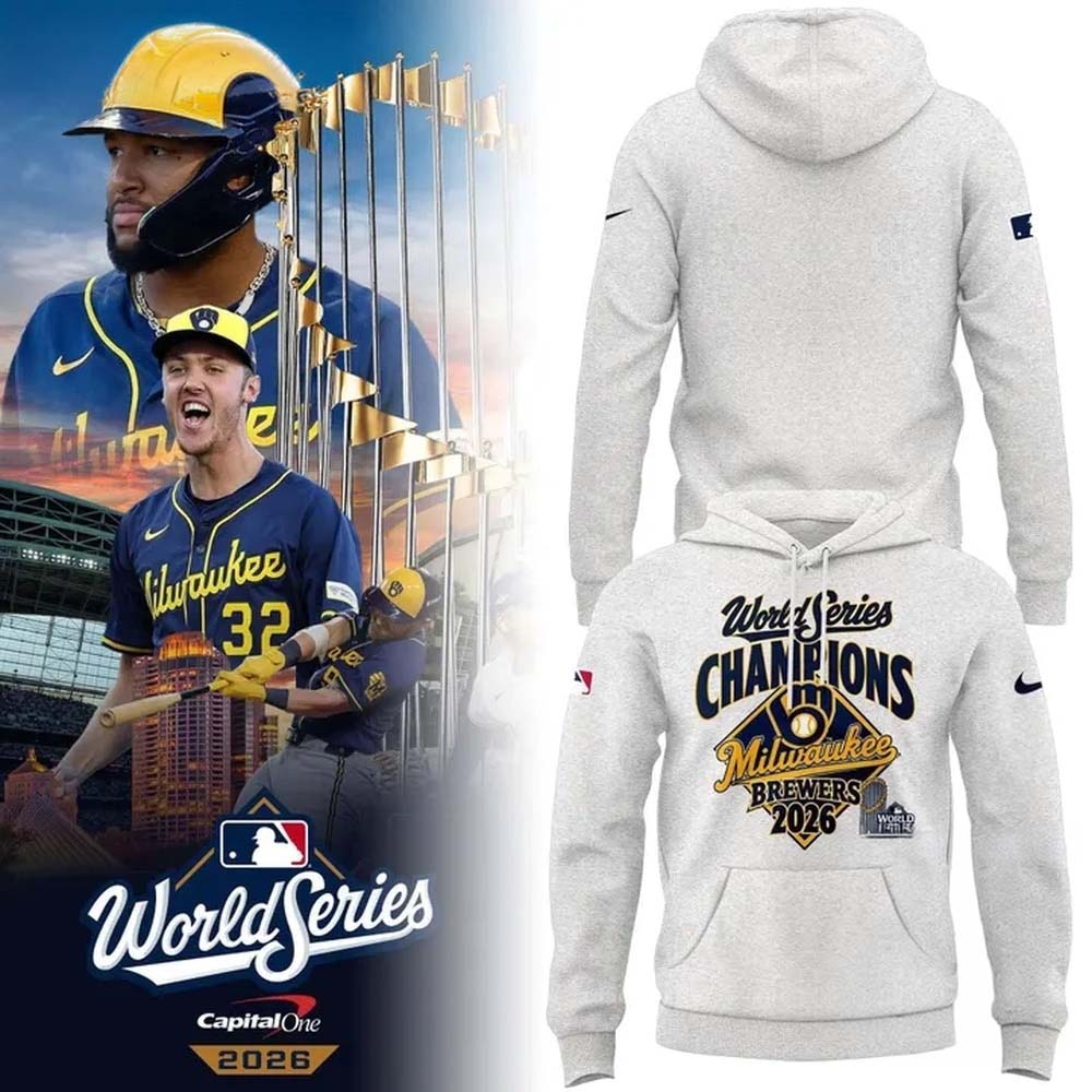 Milwaukee Brewers World Series Champions 2026 New Hoodie