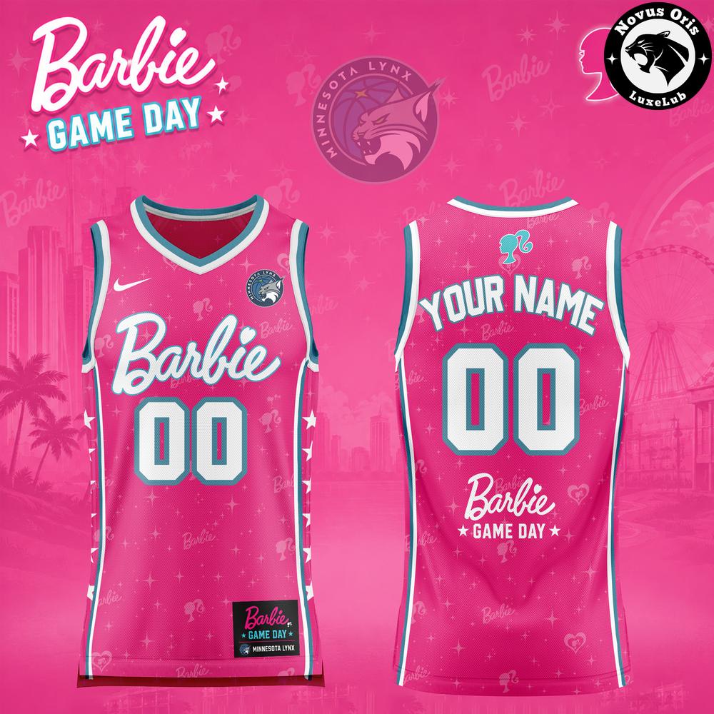 Minnesota Lynx Barbie Game Day 2026 Basketball Jersey 1 - Unicasport Minnesota Lynx Barbie Game Day 2026 Basketball Jersey