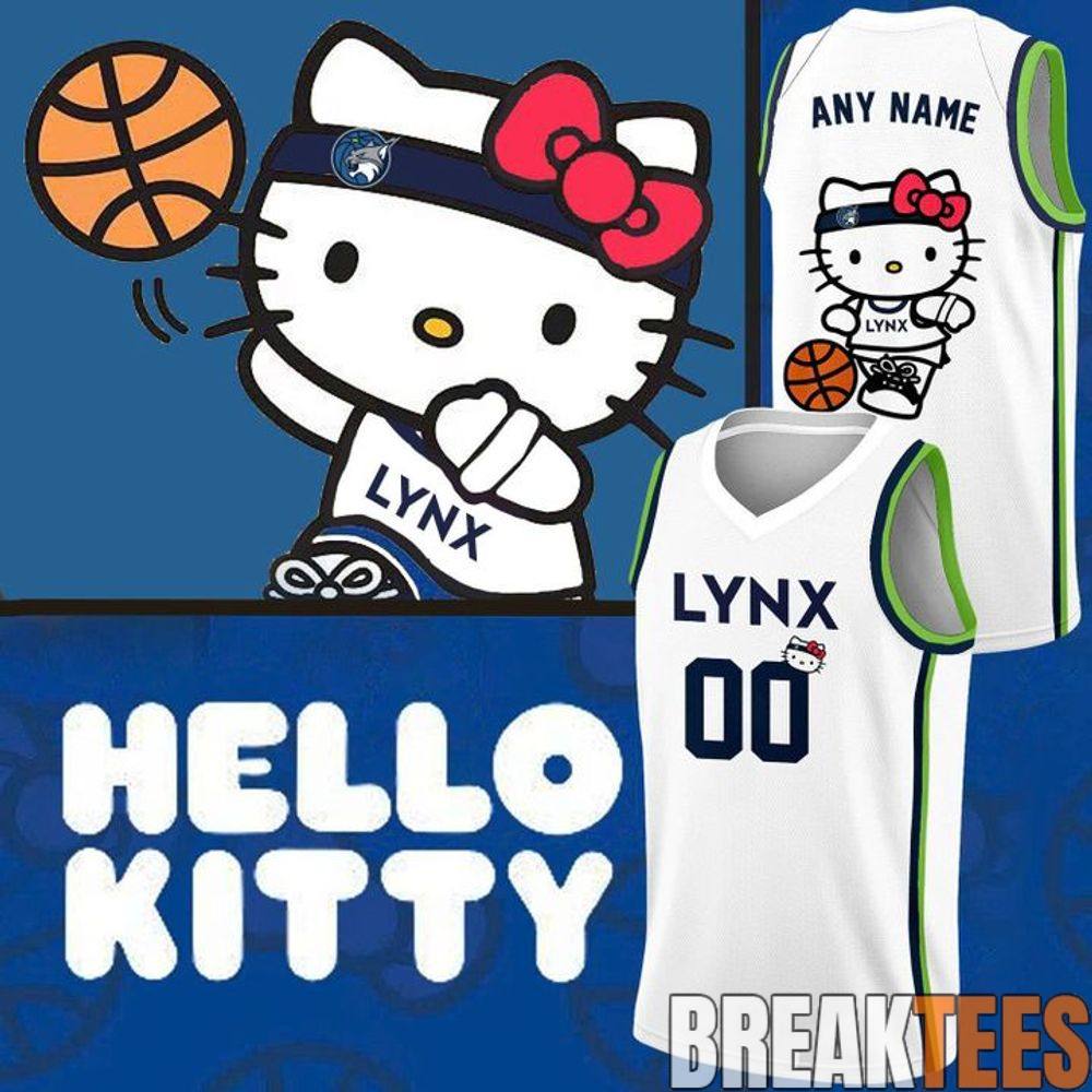 Hello Kitty x Minnesota Lynx 2026 Limited Edition Basketball Jersey