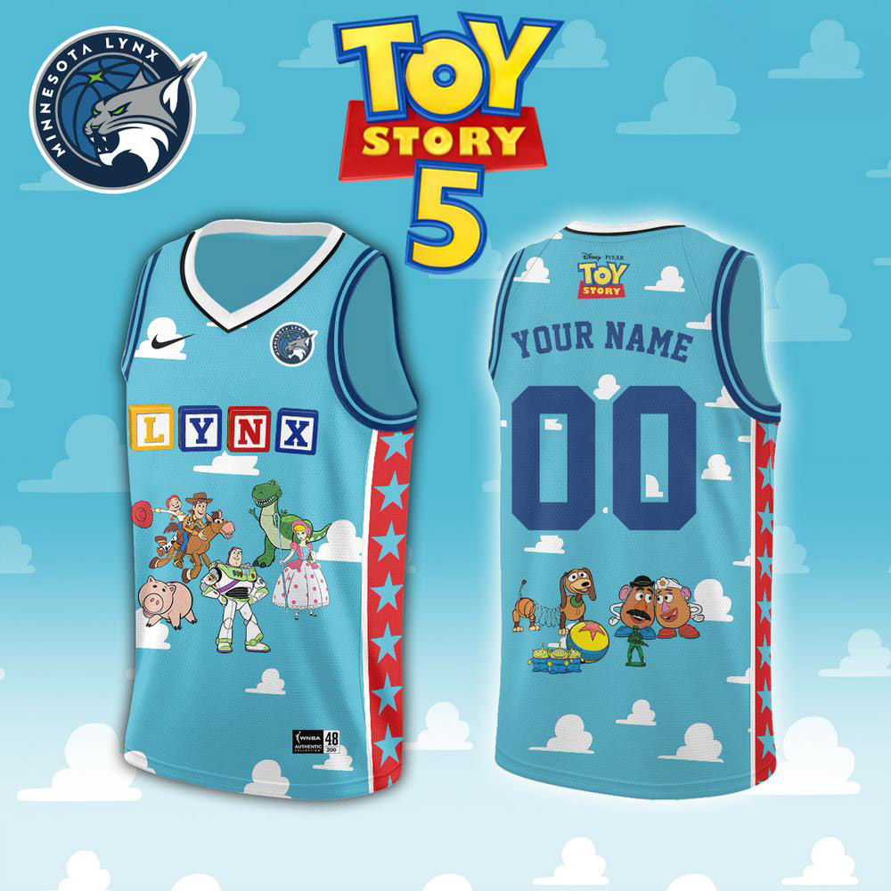 Toy Story 5 x Minnesota Lynx Game Day Basketball Jersey 1 - Unicasport Toy Story 5 x Minnesota Lynx Game Day Basketball Jersey