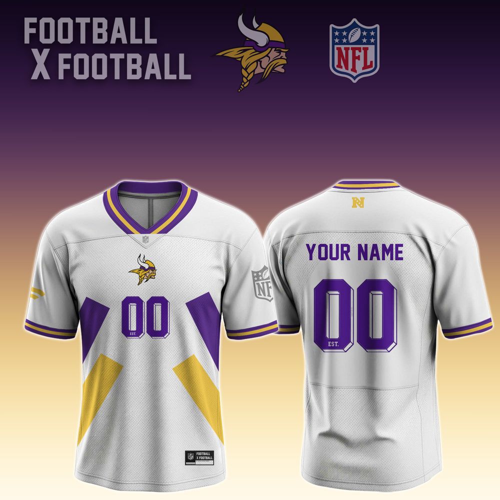 2026 Minnesota Vikings Football x Football Limited Edition Jersey