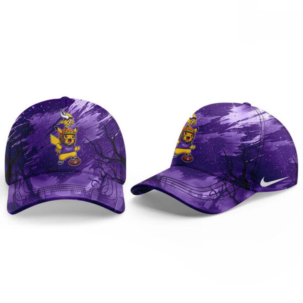 Minnesota Vikings x Pokemon Halloween Night 2026 pullover hoodie alternate angle