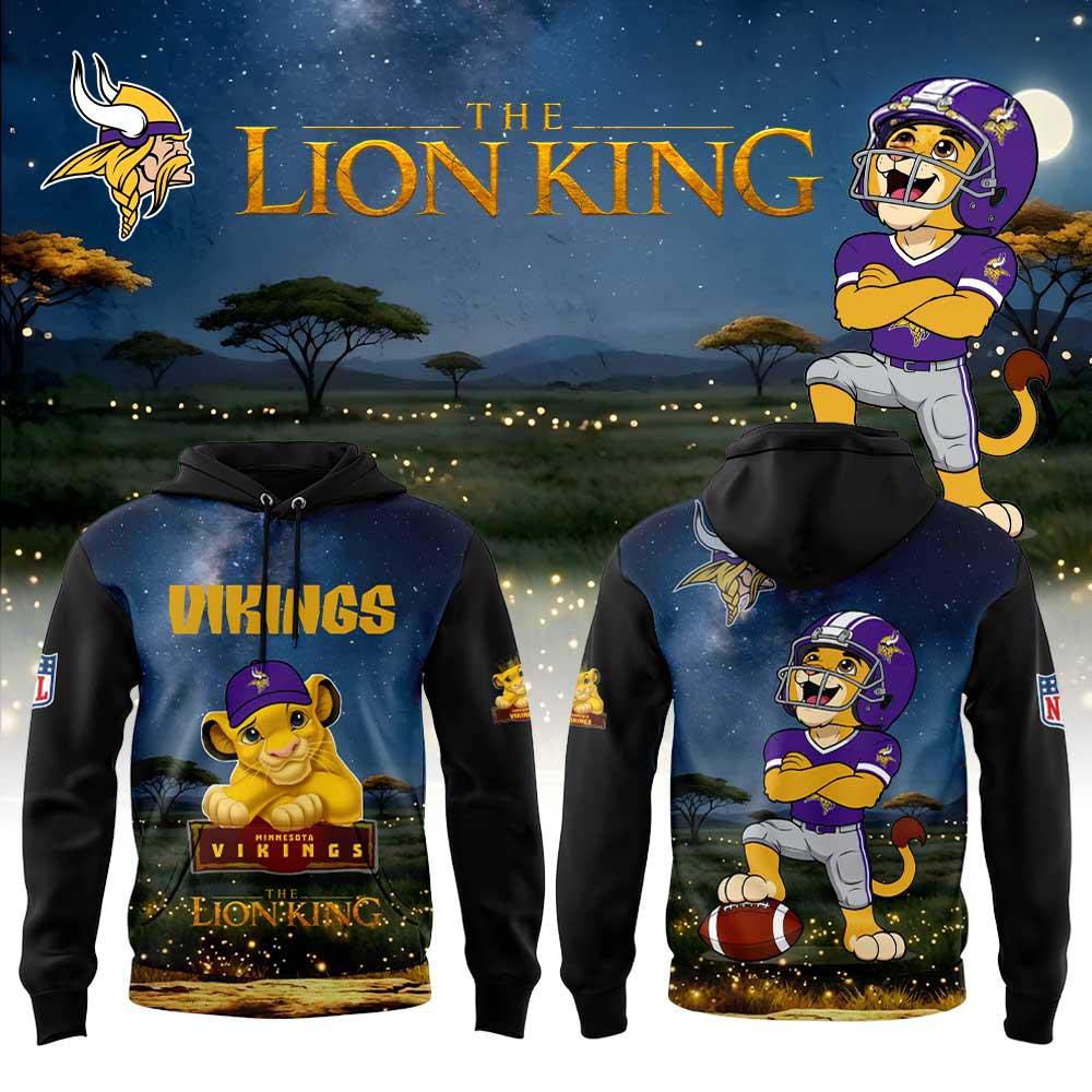 Minnesota Vikings x The Lion King Pullover Hoodie