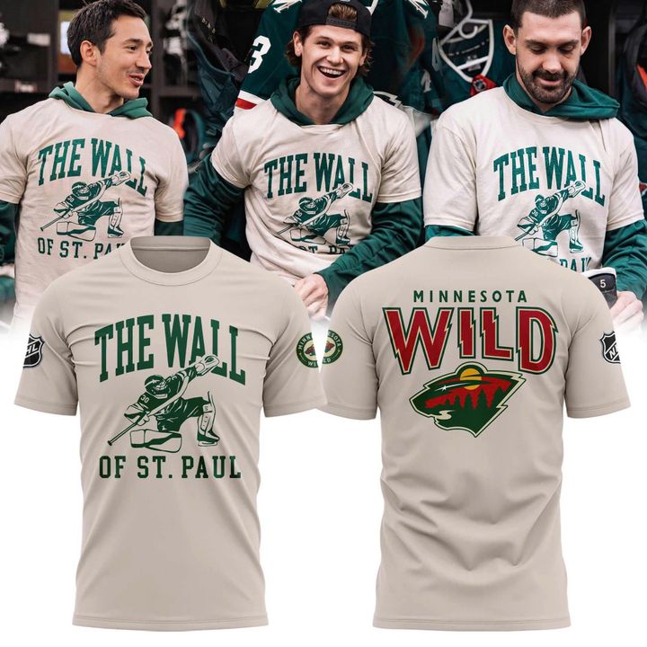Minnesota Wild The Wall Of ST Paul Special Creem TShirt