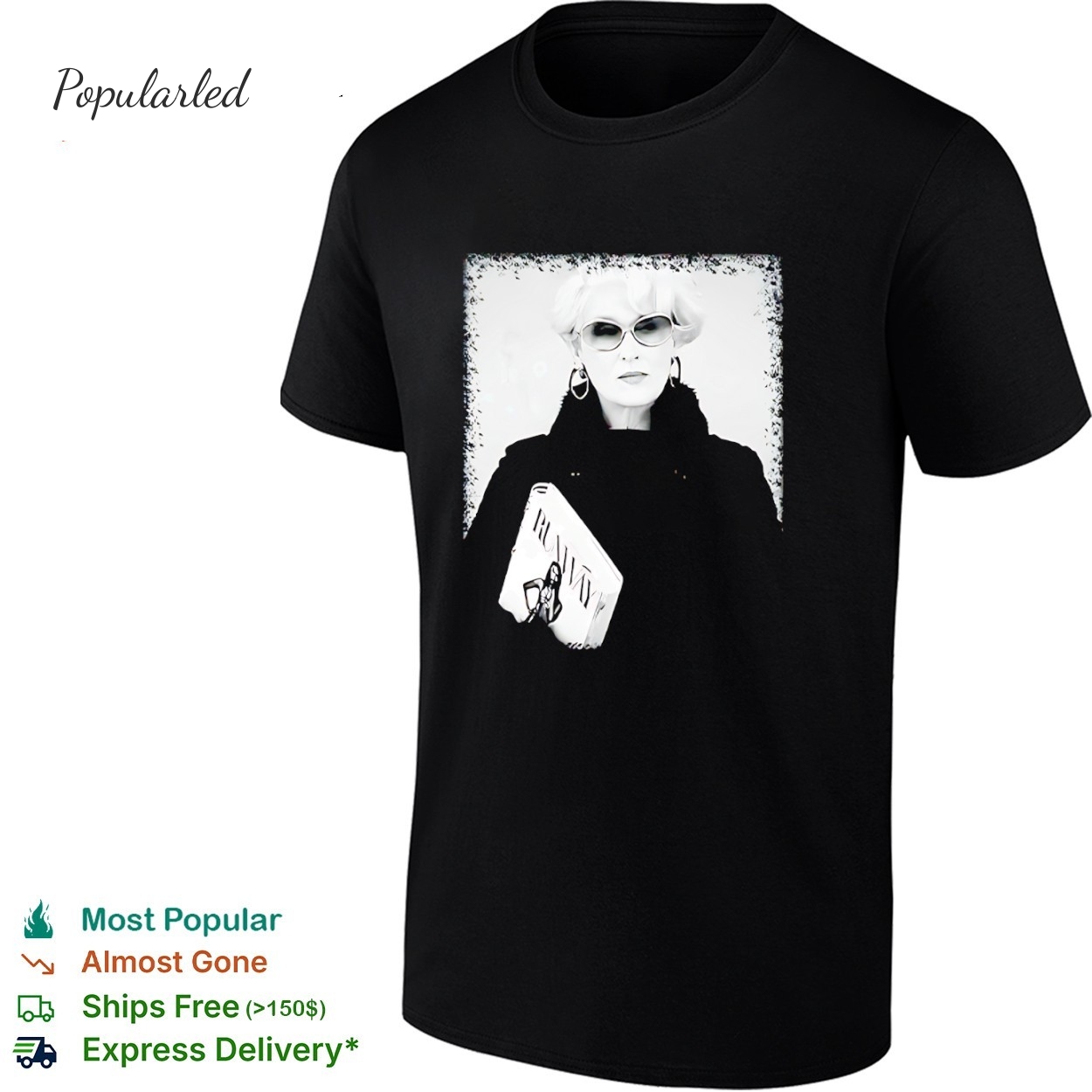Miranda Priestly The Devil Wears Prada portrait shirt
