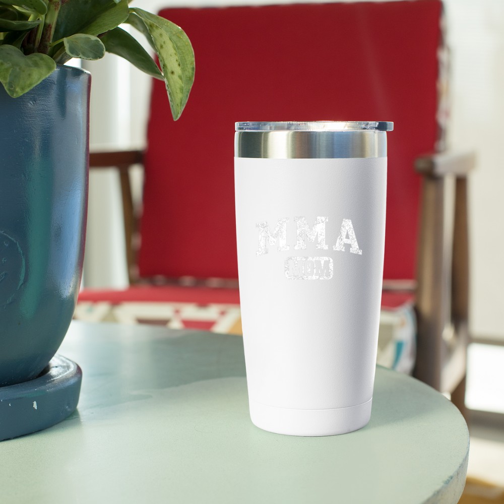 MMA Mom Funny Lettering Style Mothers Day Mama Tumbler - Image 4
