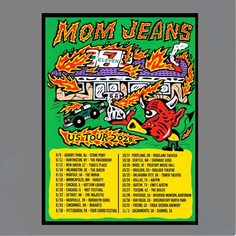 Mom Jeans Fall 2026 Headline Tour Date Home Decor Poster