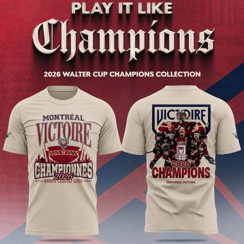 Montreal Victoire 2026 Champions Locker Room Sand Special Shirt