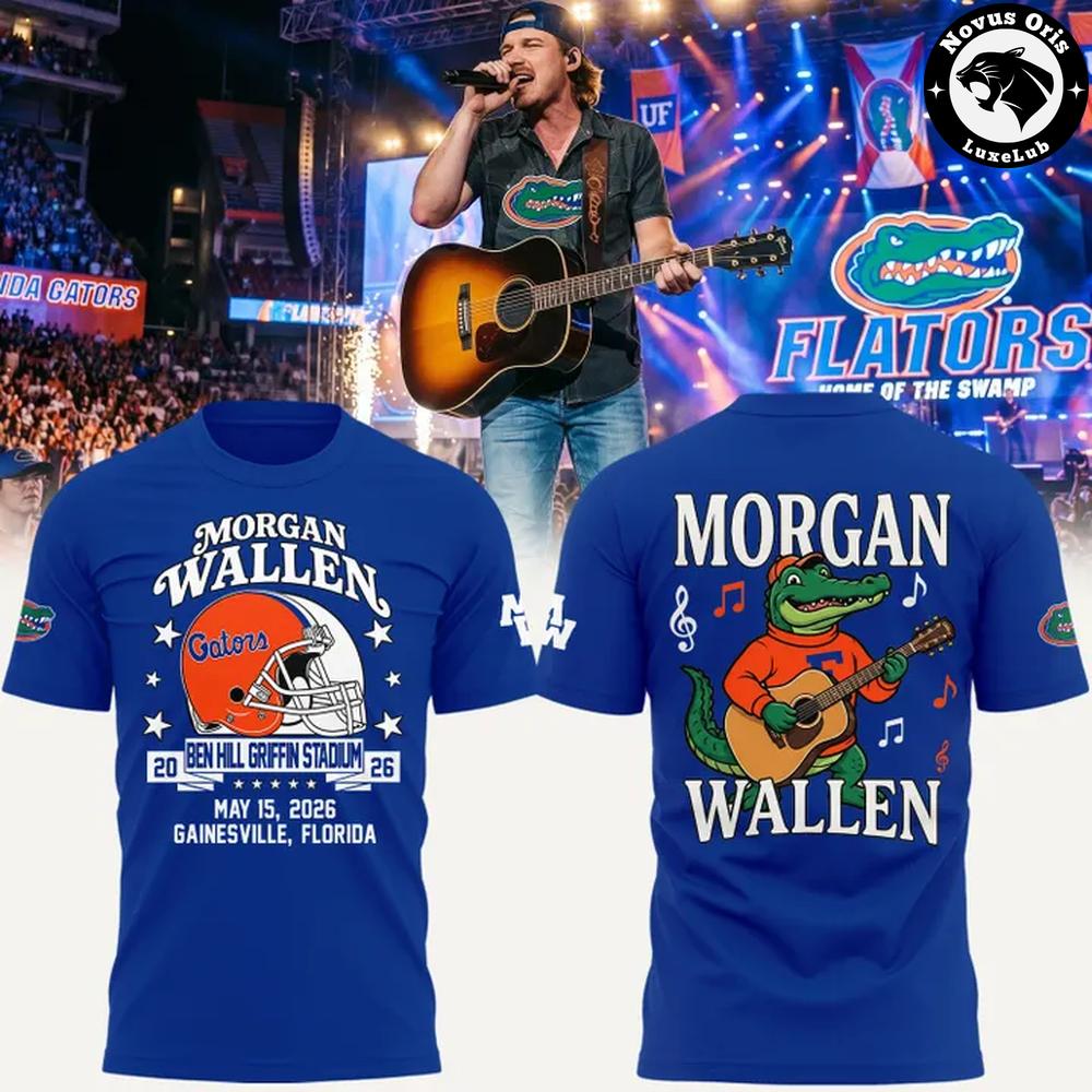 Morgan Wallen Florida Gators Ben Hill Griffin Stadium 2026 Concert T-Shirt