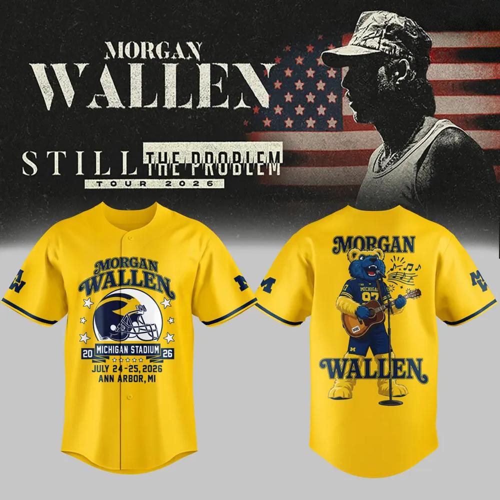 Morgan Wallen Maize Yellow Country Baseball Jersey