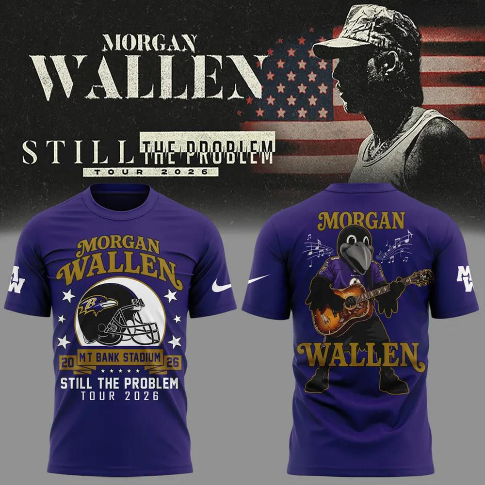 Morgan Wallen Navy Blue Country Tour T Shirt