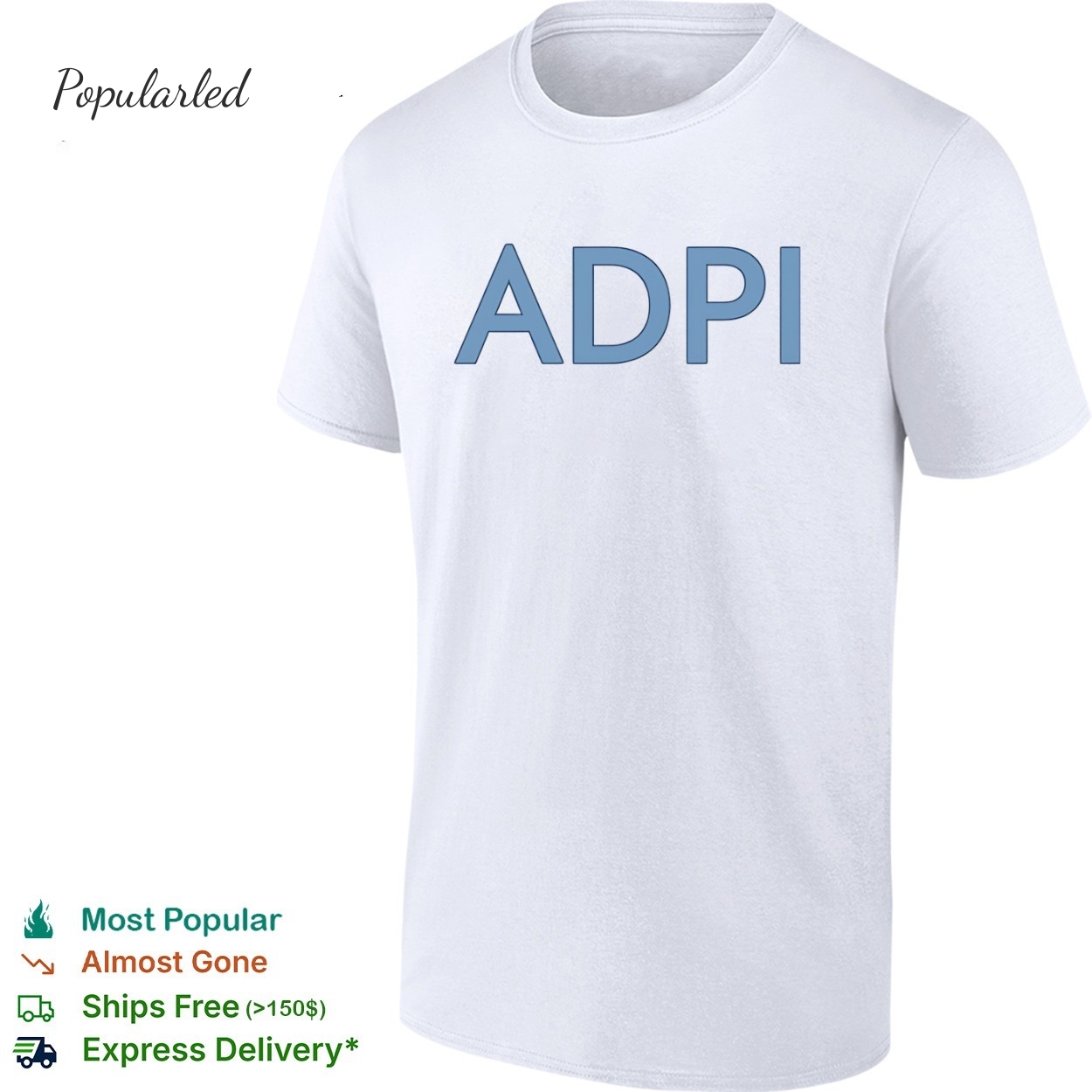 Morgan Wallen wearing ADPI shirt