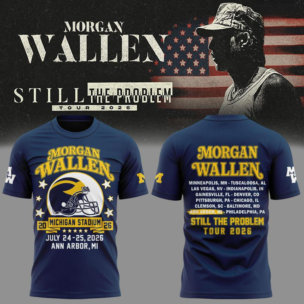 Morgan Wallen White and Yellow Concert T Shirt