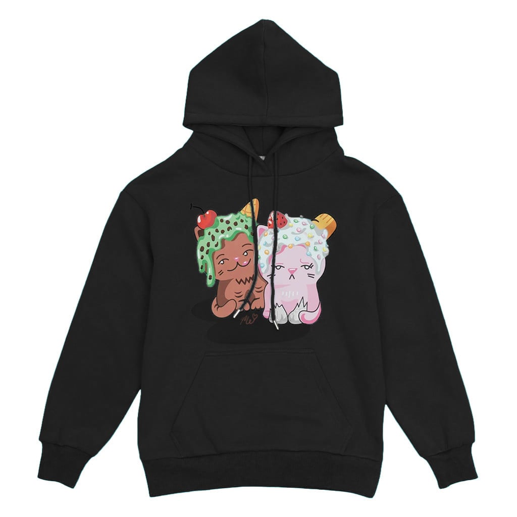 Moriah Elizabeth Shelly and Eustace Hoodie Cute Character Art Pullover Merch Unique Gift for Friends and YouTube Fans