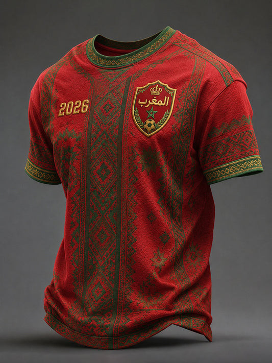Morocco FIFA World Cup 2026TShirtGame Day Apparel Morocco Football Merch Father's Day Gifts